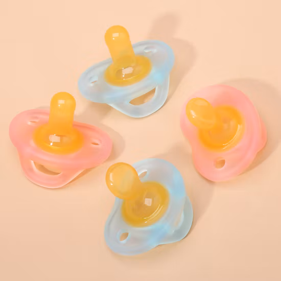 Chupeta de silicone super macia para bebê recém-nascido de qualidade alimentar por atacado